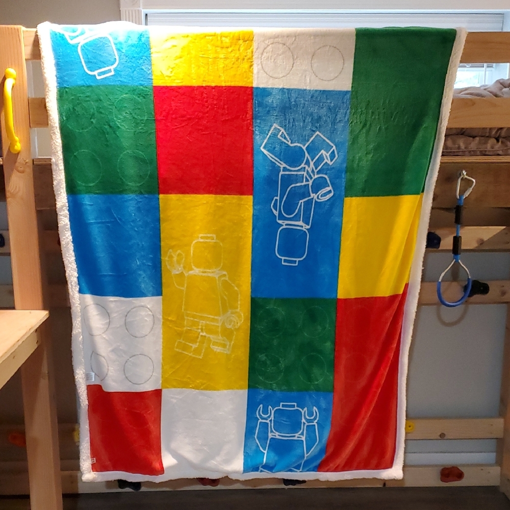 Lego Colorful Plush Blanket
